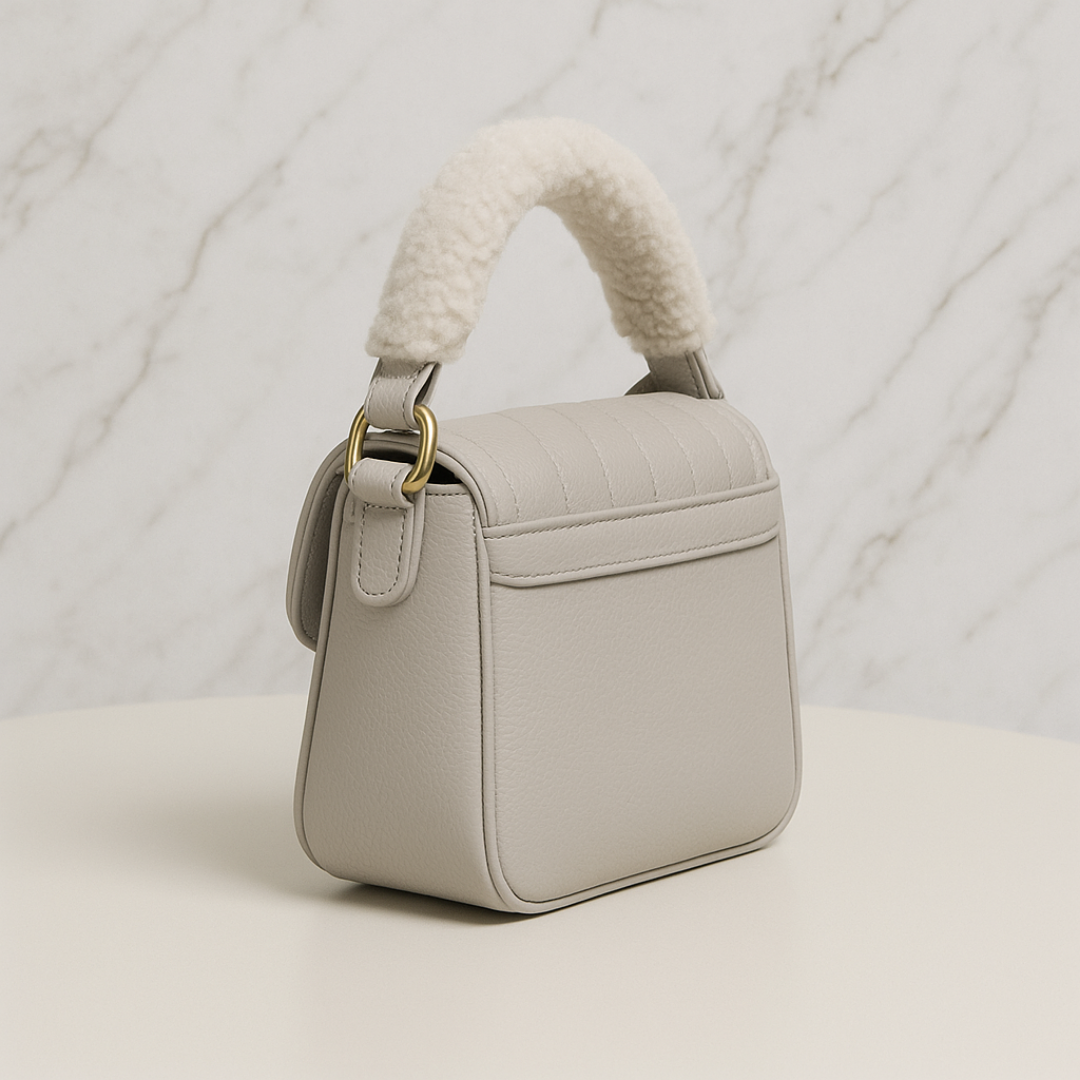 Noir Quilted Mini Handbag For Women