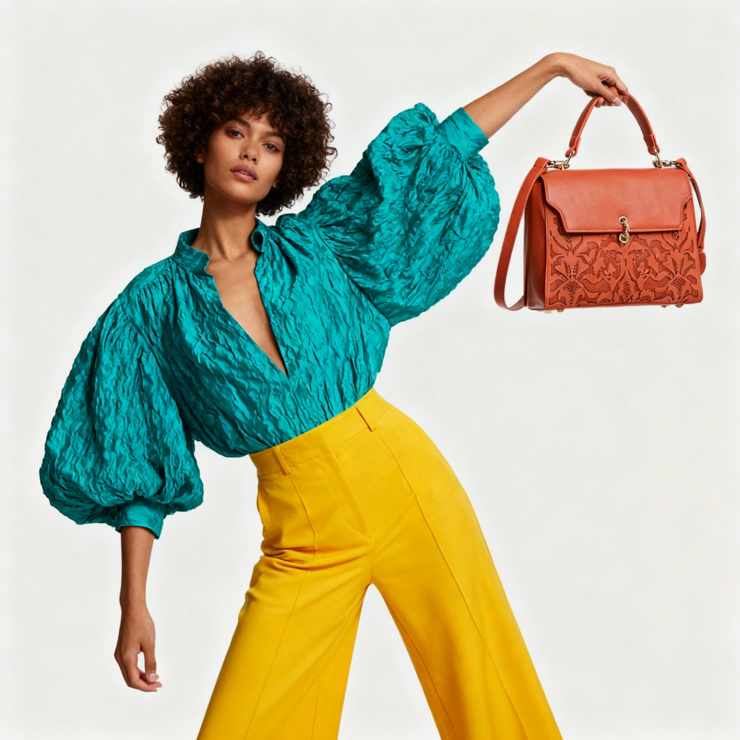 EMPORIO MESSENGER B Tan HANDBAG