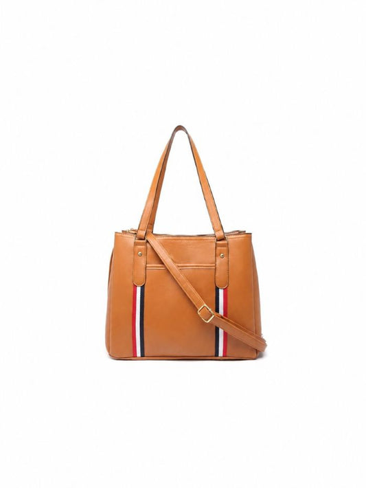 Premium Tan Women Handbag with Adjustable Shoulder Strap