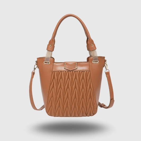 EMPORIO AURA Brown TOTE BAG