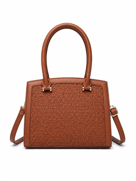 Premium Brown Women Handbag with Adjustable Sling Strap