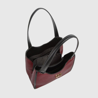 DENICE MAROON EMPORIO TOTE BAG