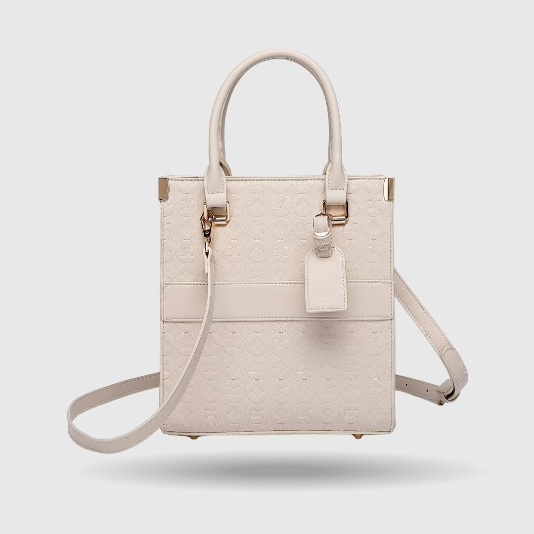 EMPORIO LARGE White TOTE BAG