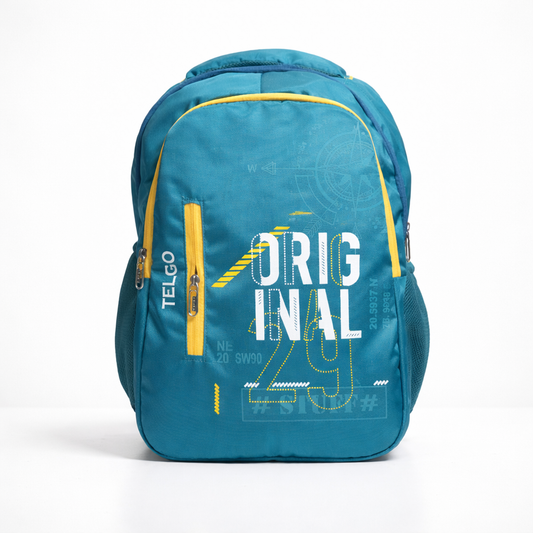 Trendy Telgo Stylish Sky Blue Printed Backpack
