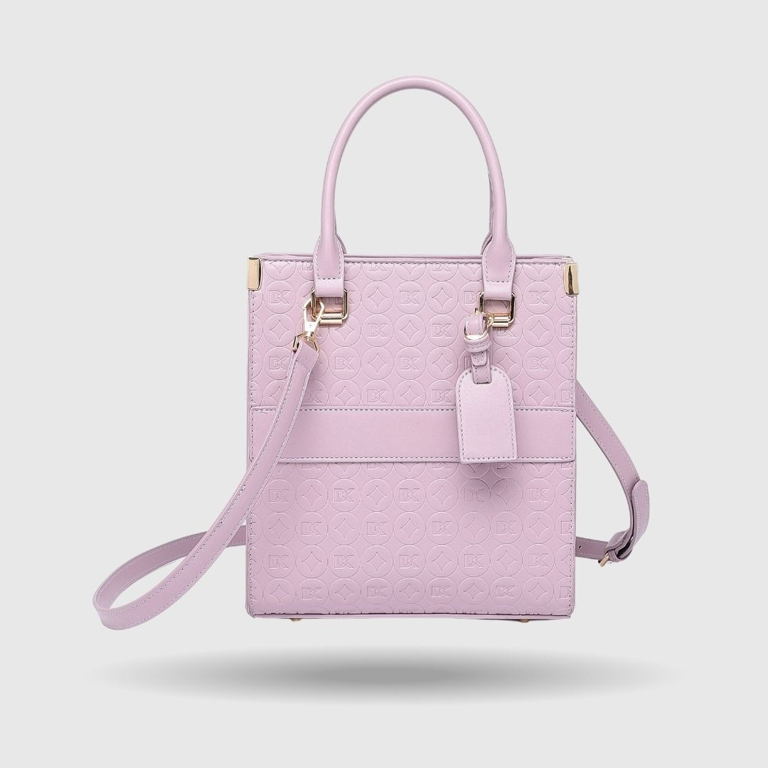 EMPORIO LARGE Purple TOTE BAG