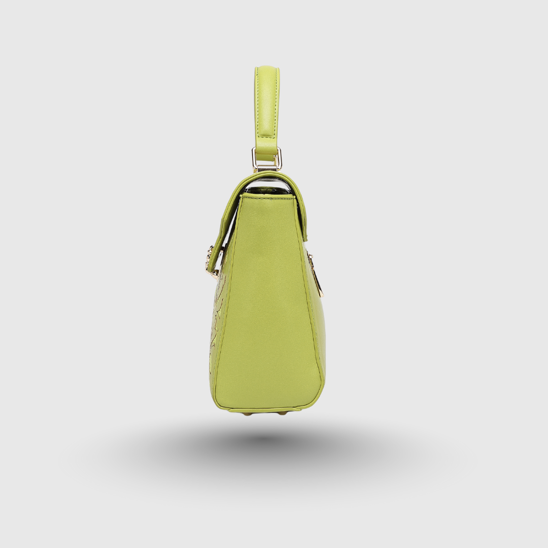 EMPORIO MESSENGER B PARROT GREEN HANDBAG