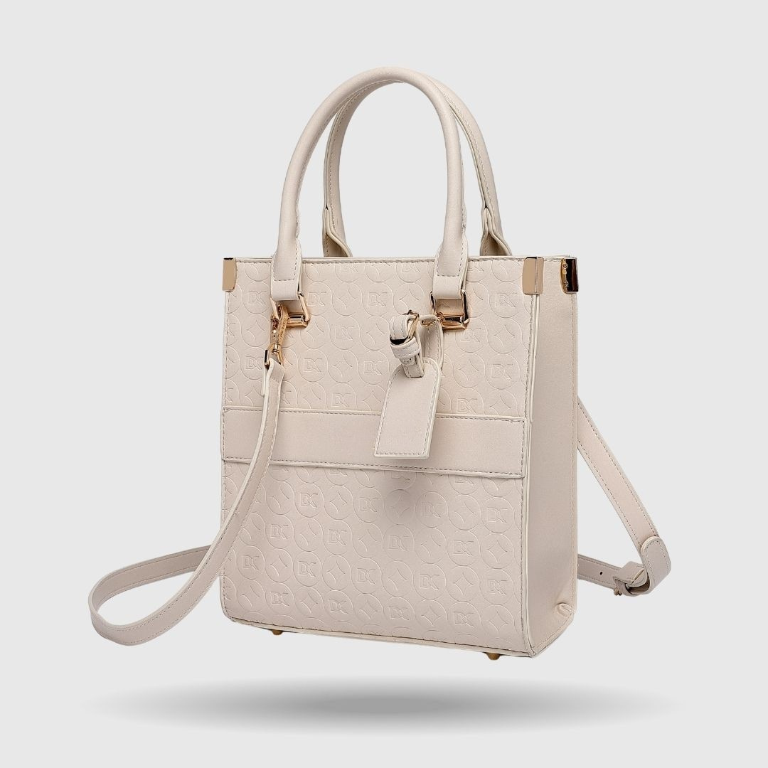EMPORIO LARGE White TOTE BAG