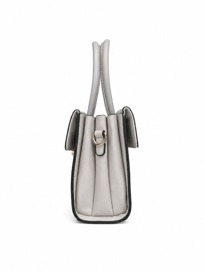 Premium Grey Women Handbag with Adjustable Sling Strap