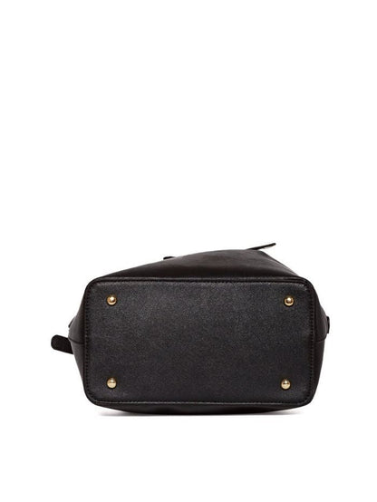 Elegant Black Bucket Sling Bag