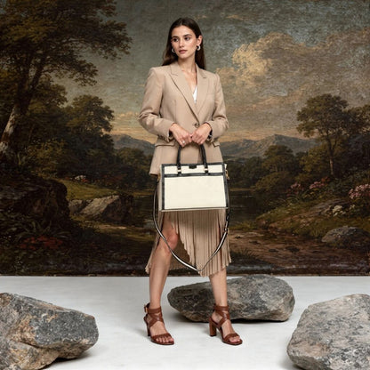 Davina Black Emporio Tote Bag