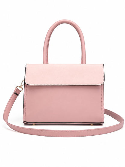 Premium Pink Women Handbag with Adjustable Sling Strap