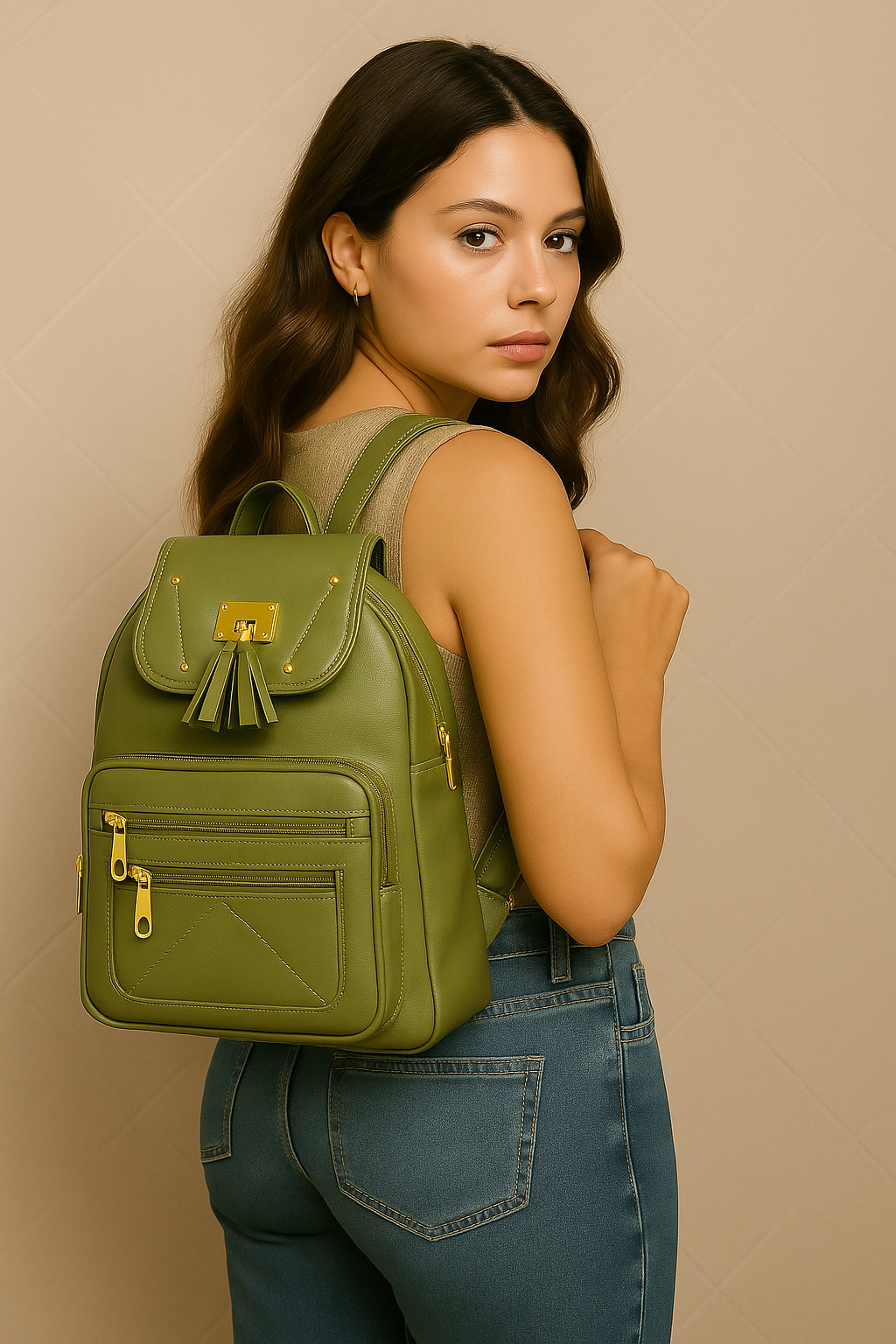Tassel Backpack