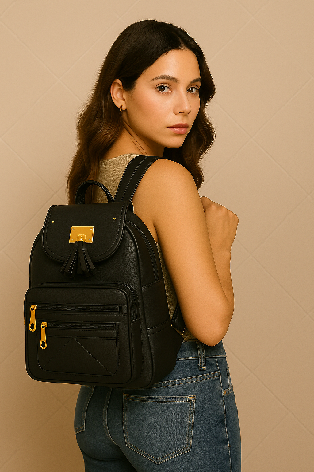 Tassel Backpack