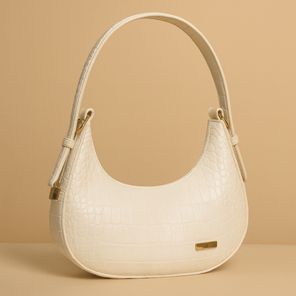 Crescent Design Shoulder Handbag–Premium Minimalist Handbag