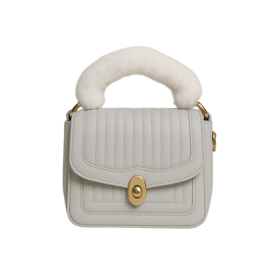 Noir Quilted Mini Handbag For Women