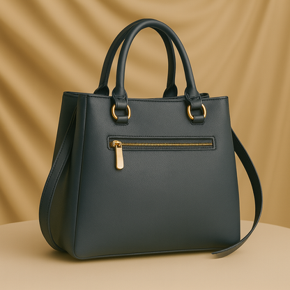 Mocha Charm Structured Tote handbag For Women