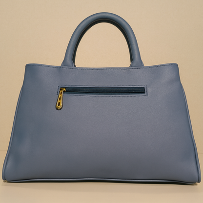 Blush Structured Tote Handbag For Women